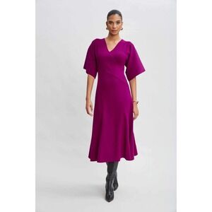 Elie Tahari Dolman Sweater Dress Womens M Pink Classic Boho Comfortable Knit NWT